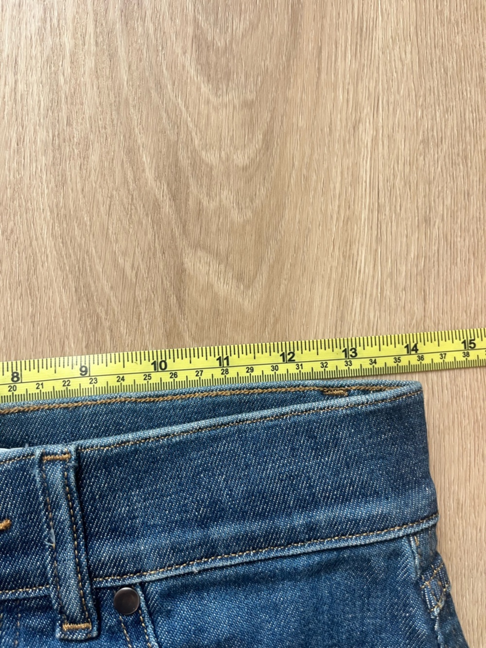 SPANX High Waist Cropped Wide Leg Shaping Jeans Tummy Control Womens Sz XS - Picture 8 of 10